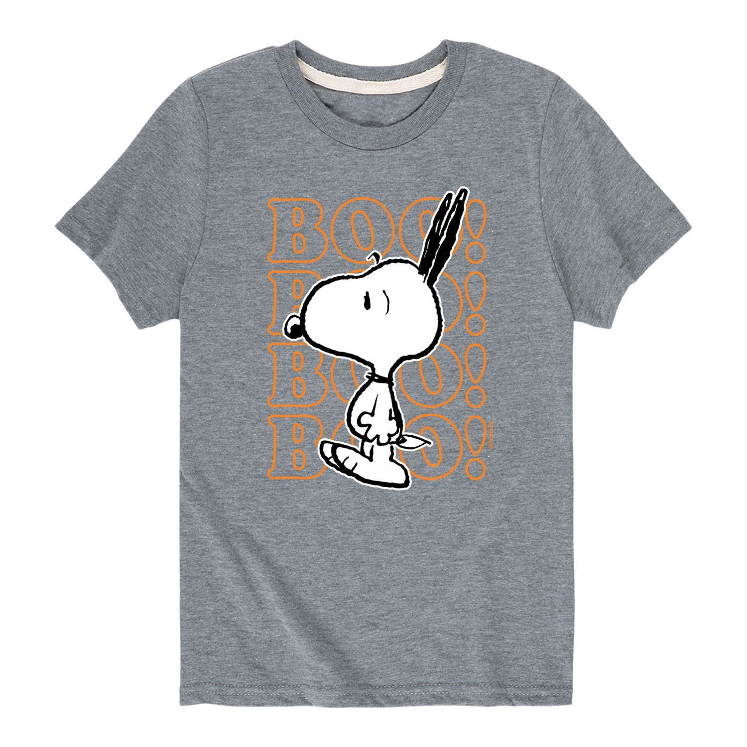 

Футболка Peanuts Snoopy Halloween Boo для мальчиков 8–20 лет Licensed Character, серый