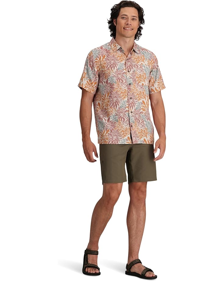 

Рубашка Royal Robbins Comino Leaf, цвет Baked Clay Bonsall Print