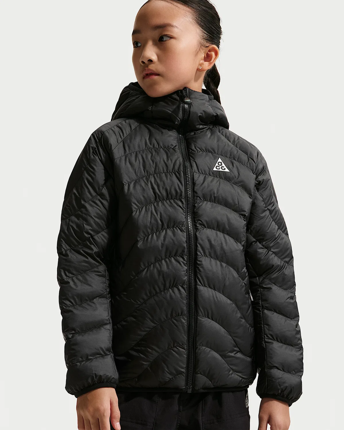 Детская куртка Nike ACG Therma-FIT ADV "Lava Flow", Black/Summit White — фото 2