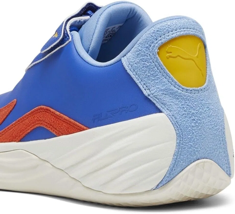 Детские баскетбольные кроссовки PUMA All-Pro Nitro для мужчин - синие — фото 4