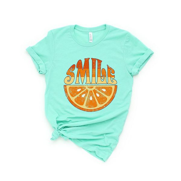 

Футболка с принтом Smile orange Simply Sage Market, Mint