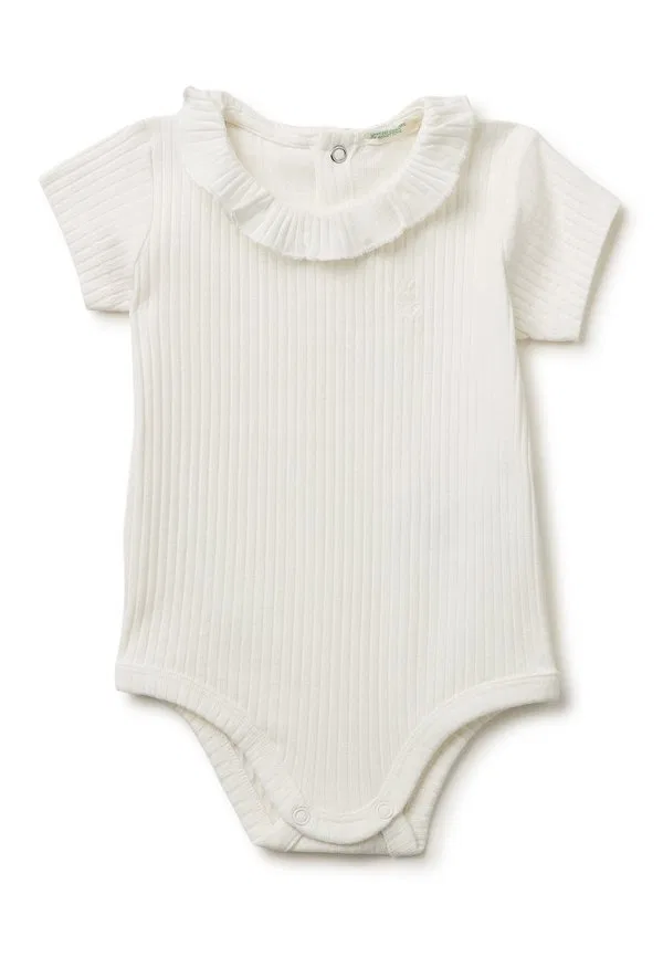 Комбинезон с драпировкой на шее, United Colors Of Benetton, White