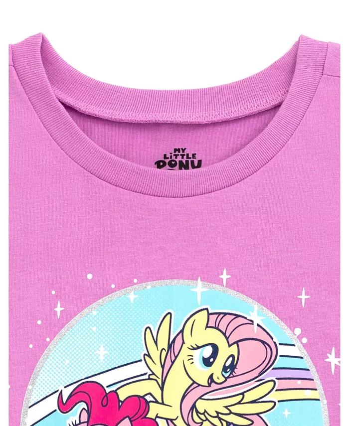 Футболка для девочек My Pony My Pony My Little Pony, фиолетовый — фото 4