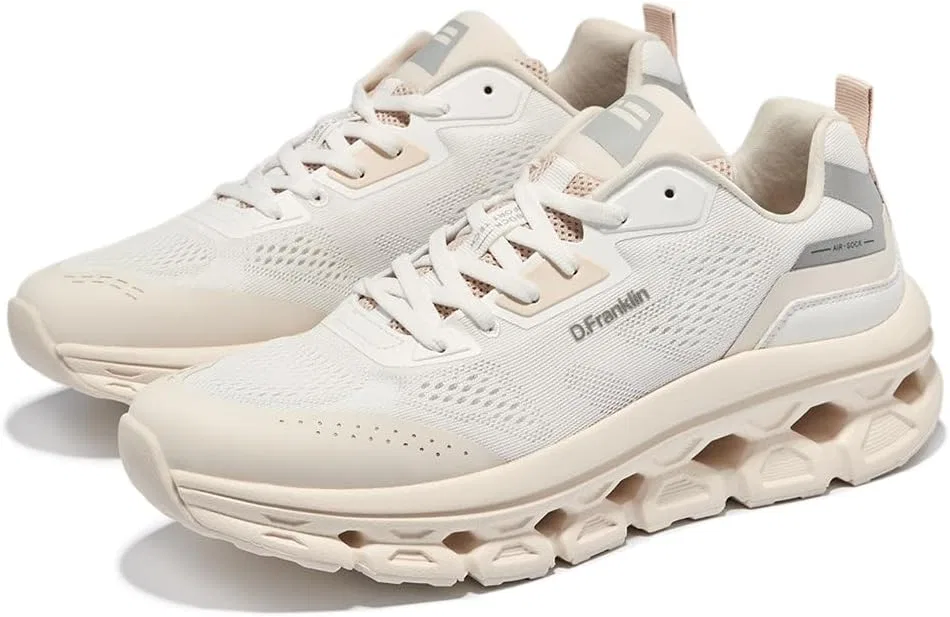 Кроссовки D.Franklin Aero Dual Trainers - Мужская спортивная обувь - Удобные и универсальные - Повседневная мода, Beige 25 — фото 2