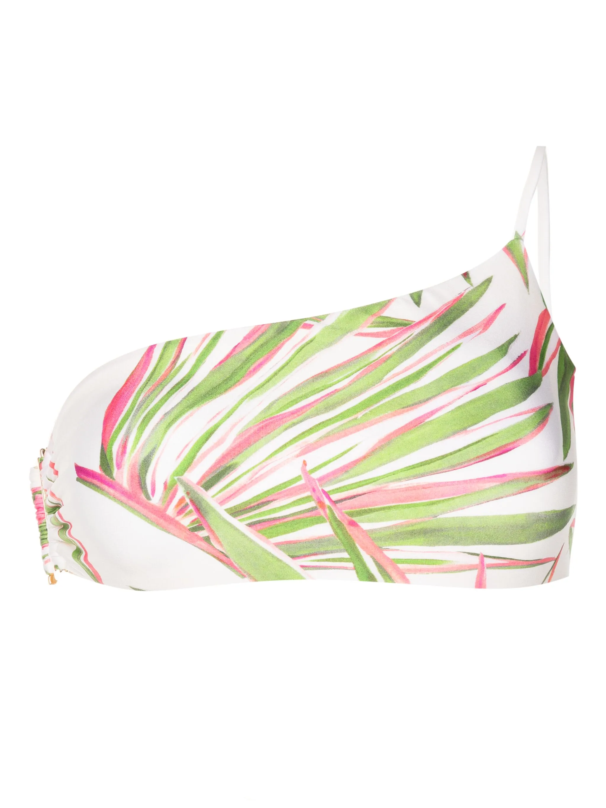 

Топ бикини на одно плечо с принтом Lenny Niemeyer, мультиколор