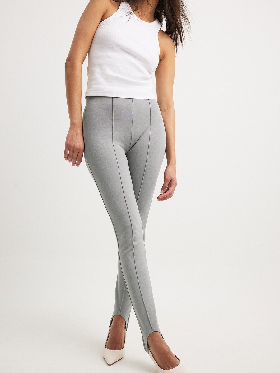 

Брюки NA-KD Slim fit Pants, серый