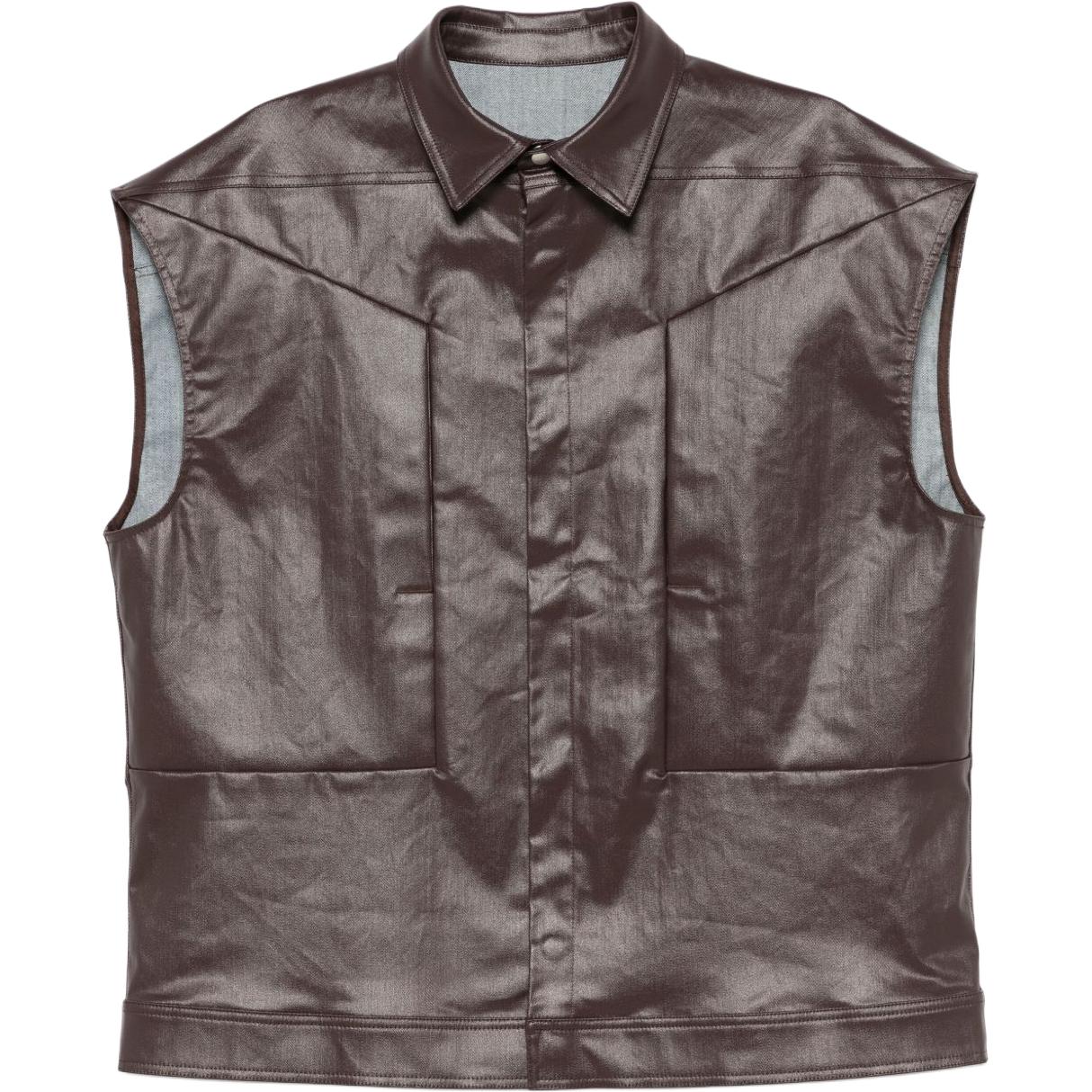 

RICK OWENS Джембо жилет, Brown