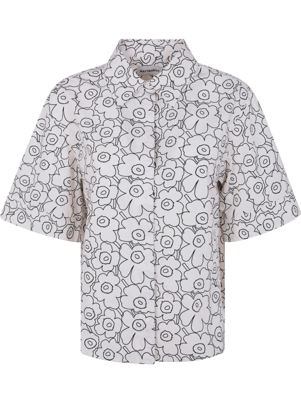 

Хлопковая рубашка Marimekko, белый