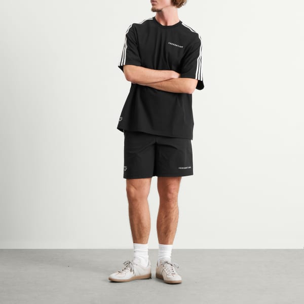 Короткие шорты консорциума Adidas, черный — фото 4
