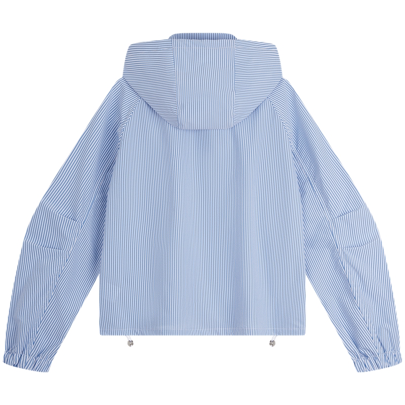 Tommy Hilfiger Женская куртка в сине-белую полоску, Blue White Stripes 0A9 — фото 4