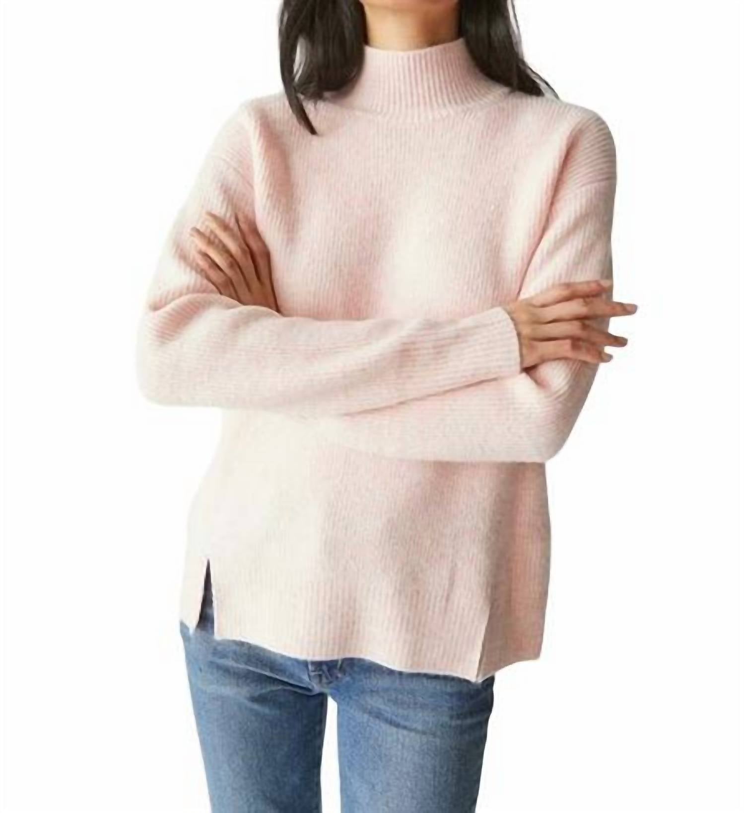 

Пуловер Zion Mock Neck в розовом цвете Michael Stars