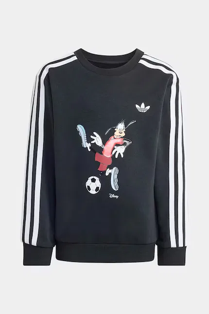 Детский костюм с Микки Маусом Adidas Originals, черный — фото 3