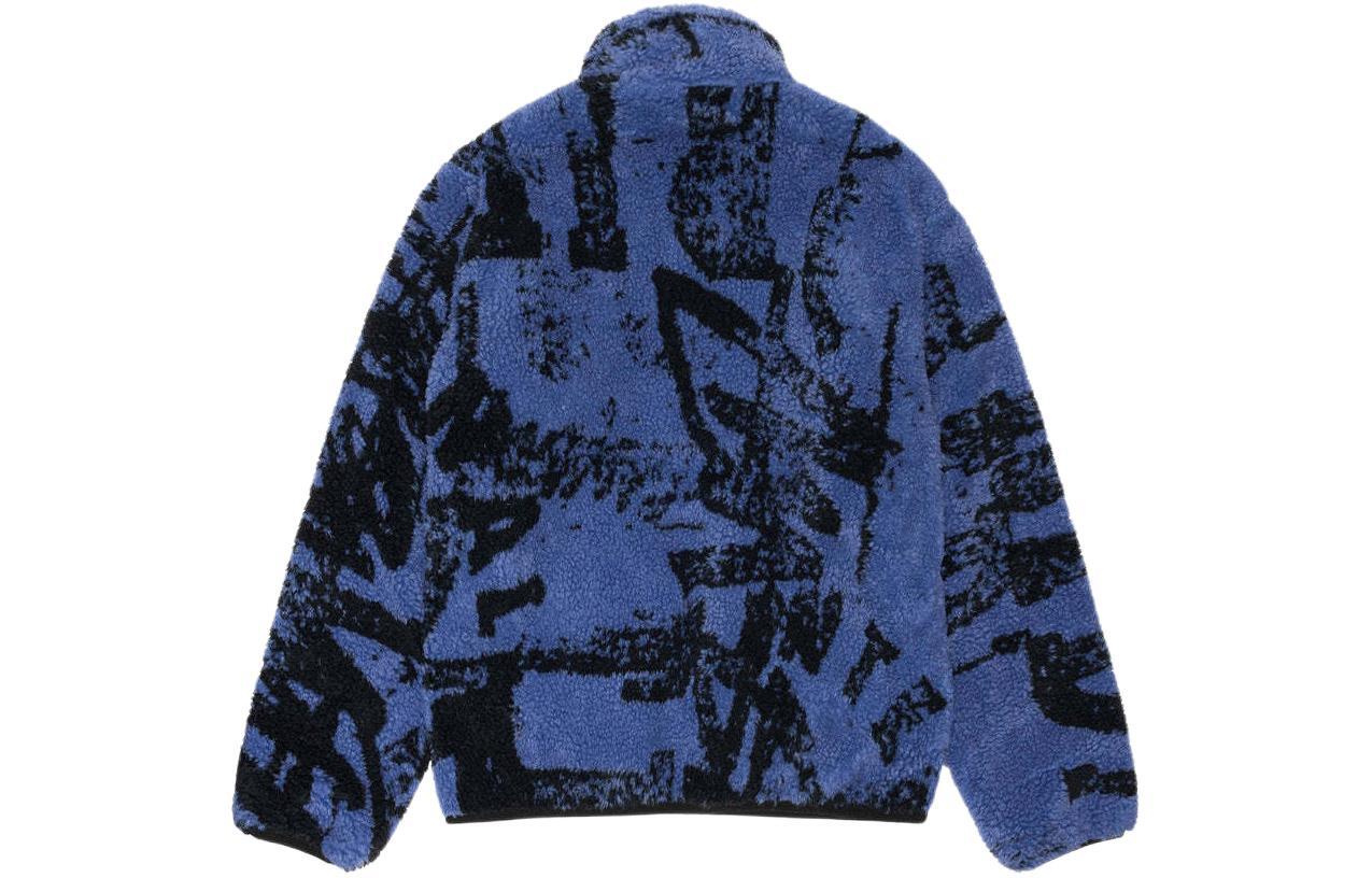 SS24 Бархатная куртка унисекс Stussy, зеленый — фото 2