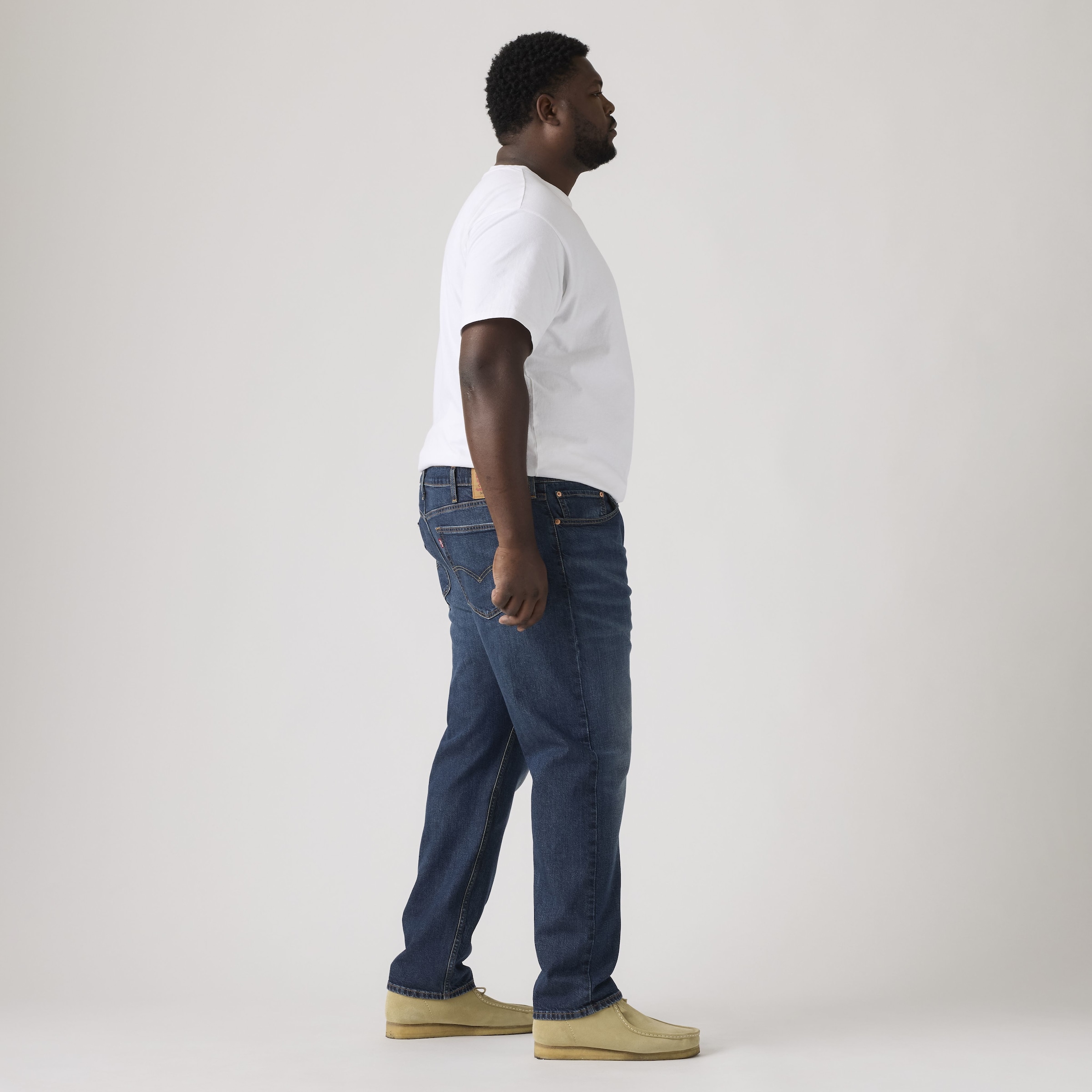Levi's Big & Tall Джинсы Loose fit '502' в синем дениме — фото 4
