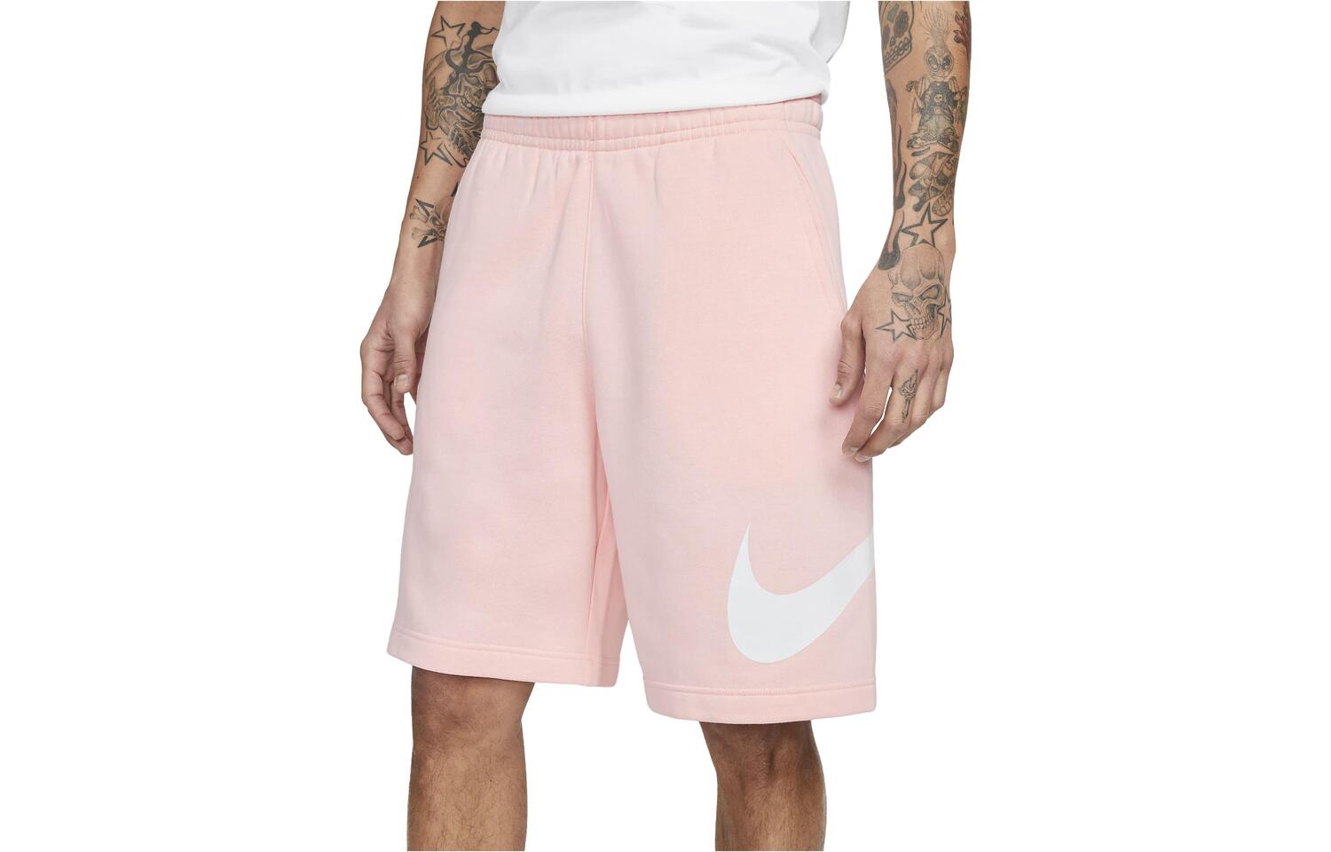 

Спортивные шорты мужские розовые Nike, розовый