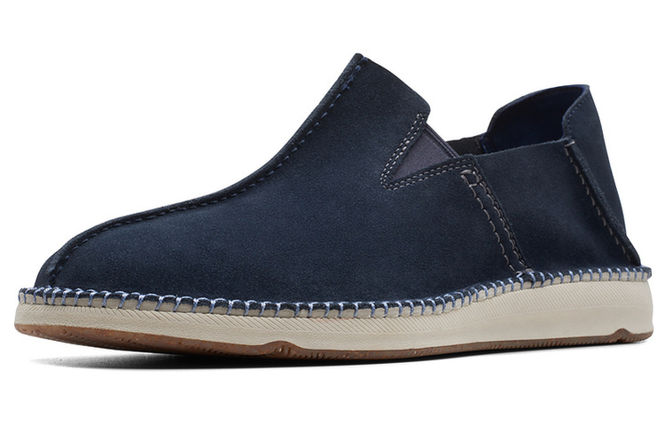 Мужские повседневные мужские низкие синие Clarks — фото 2