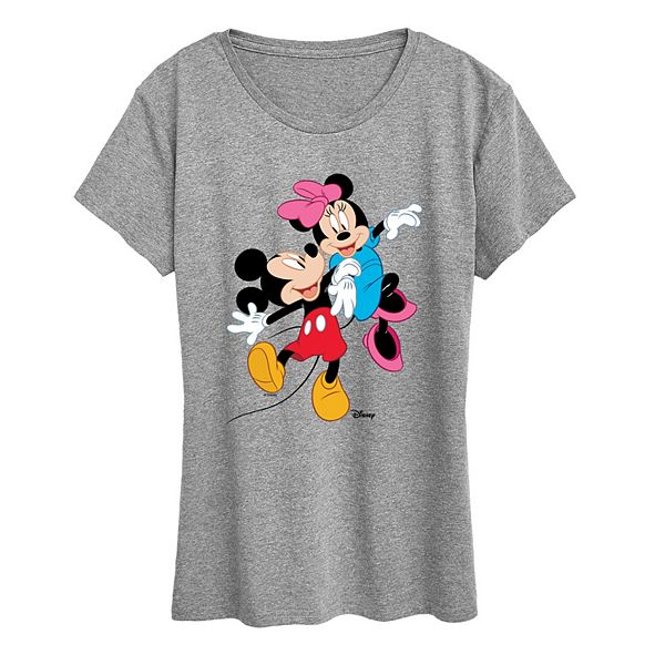 

Футболка с принтом Микки и Минни Маус Disney, Heather Gray