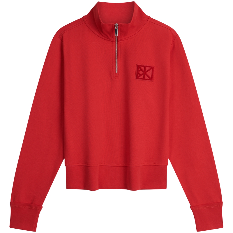 

Свитшот женский Calvin Klein, xat-rouge красный