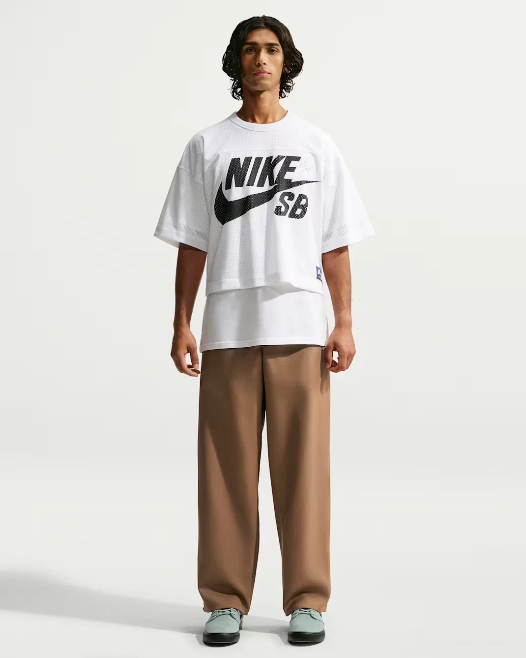 Мужские штаны для скейтбординга Nike SB, Mosswood Brown/White