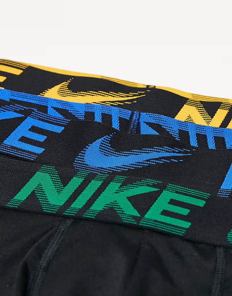 Трусы Essential Microfibre 3 шт Nike, черный — фото 3
