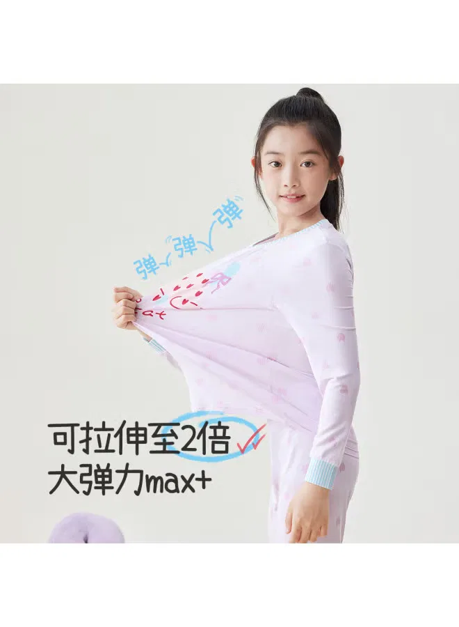 Комплект пижамный с длинным рукавом Long Time Companion, фиолетовый — фото 4