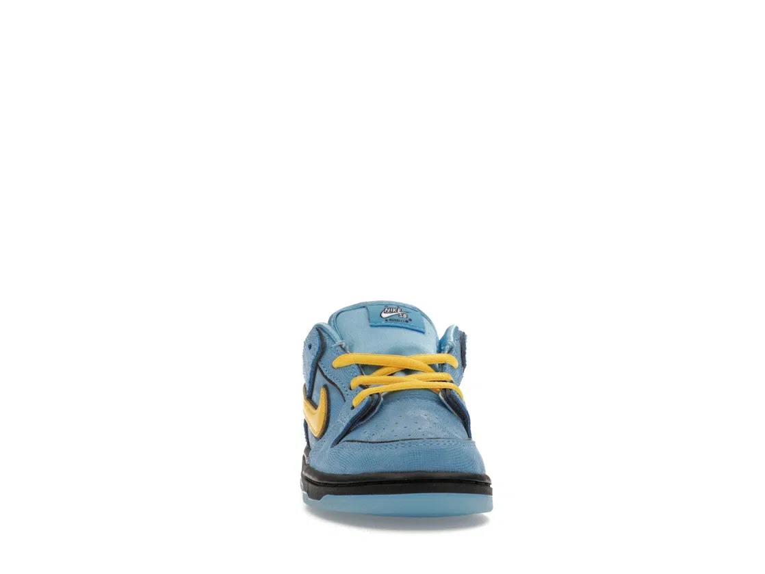 Детские кроссовки высокие с принтом Nike SB Dunk Low Bubbles Nike, Blue Chill Deep Royal Blue Active Pink — фото 2