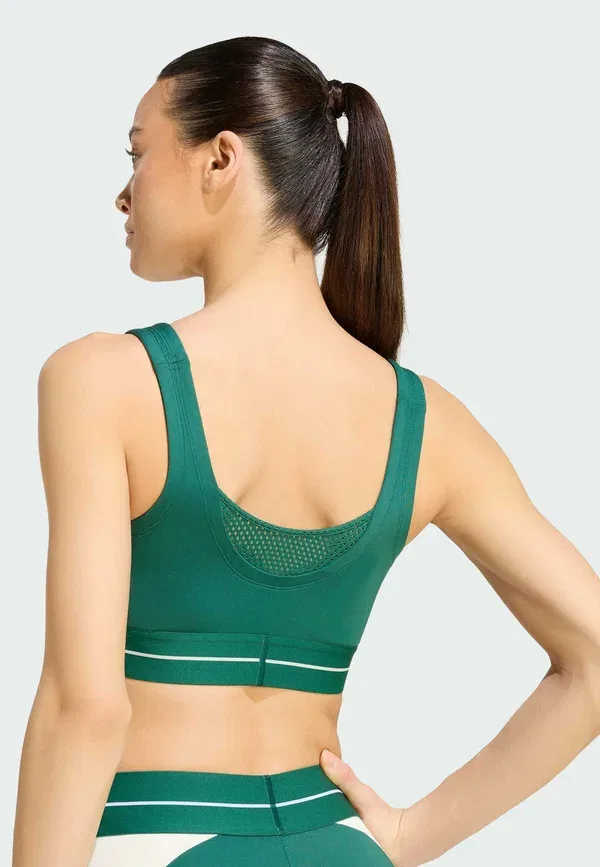 Спортивный бюстгальтер Adidas Performance, зеленый — фото 4