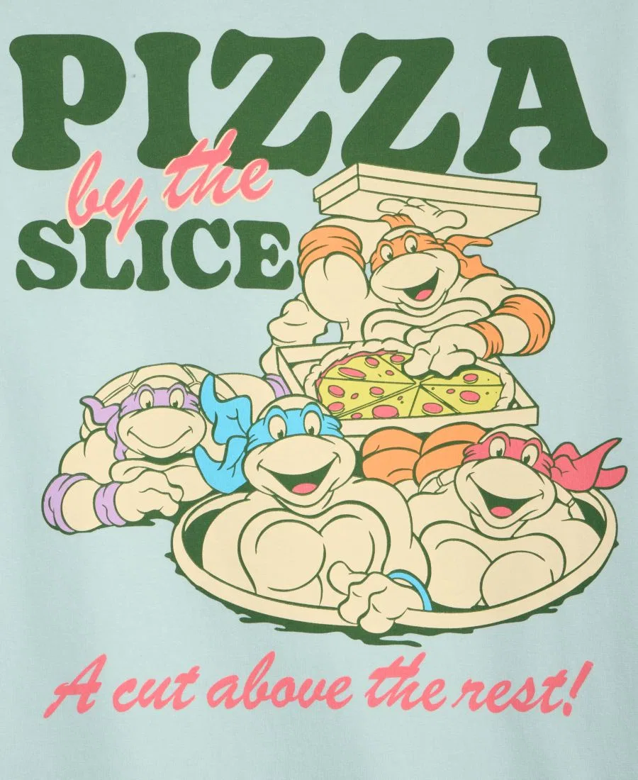 Футболка с графическим принтом Pizza By The Slice Epic Threads, Green — фото 3