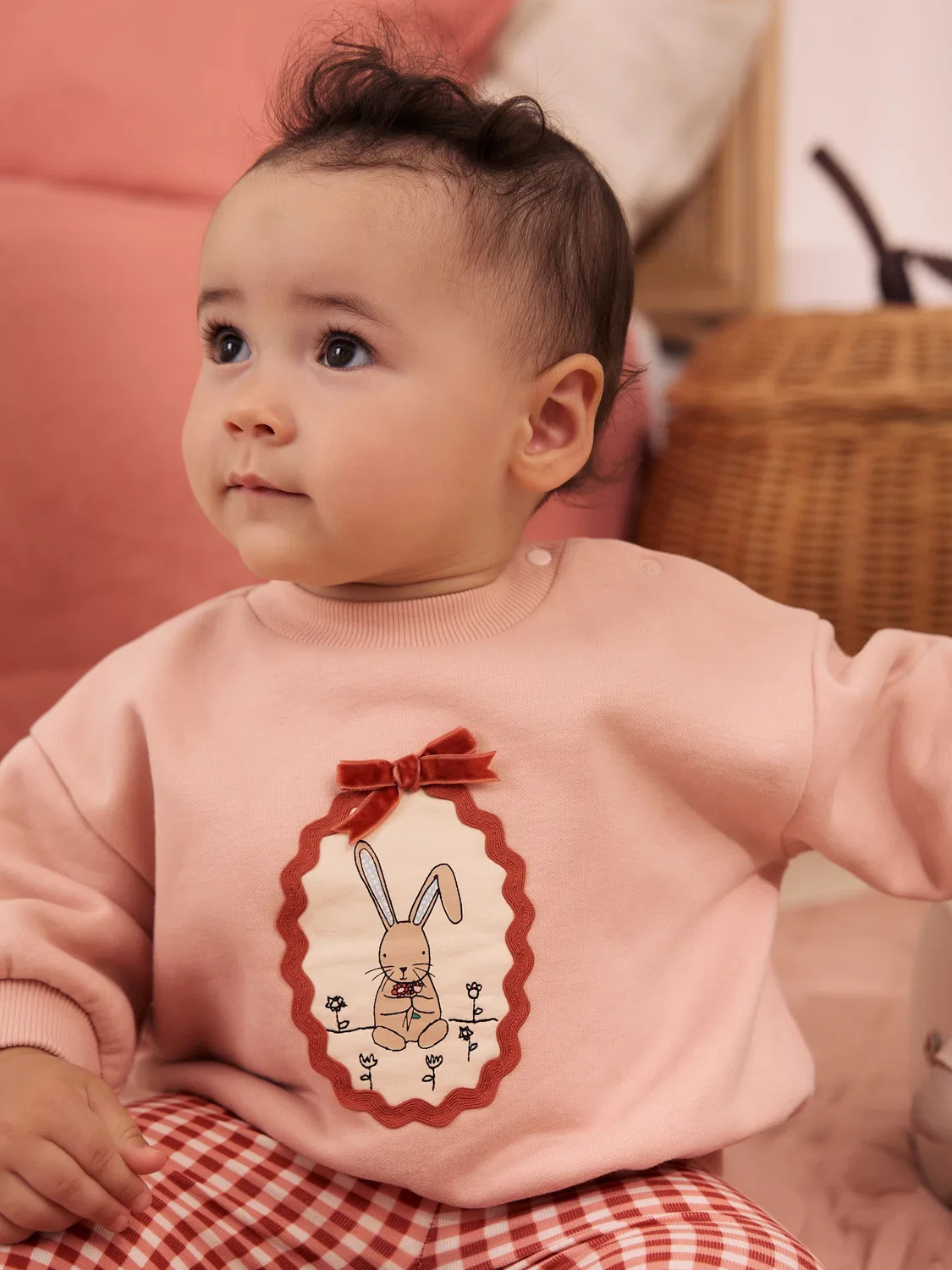 Next Комплект из спортивного топа и леггинсов Pink Bunny (0 мес.-2 года) — фото 2