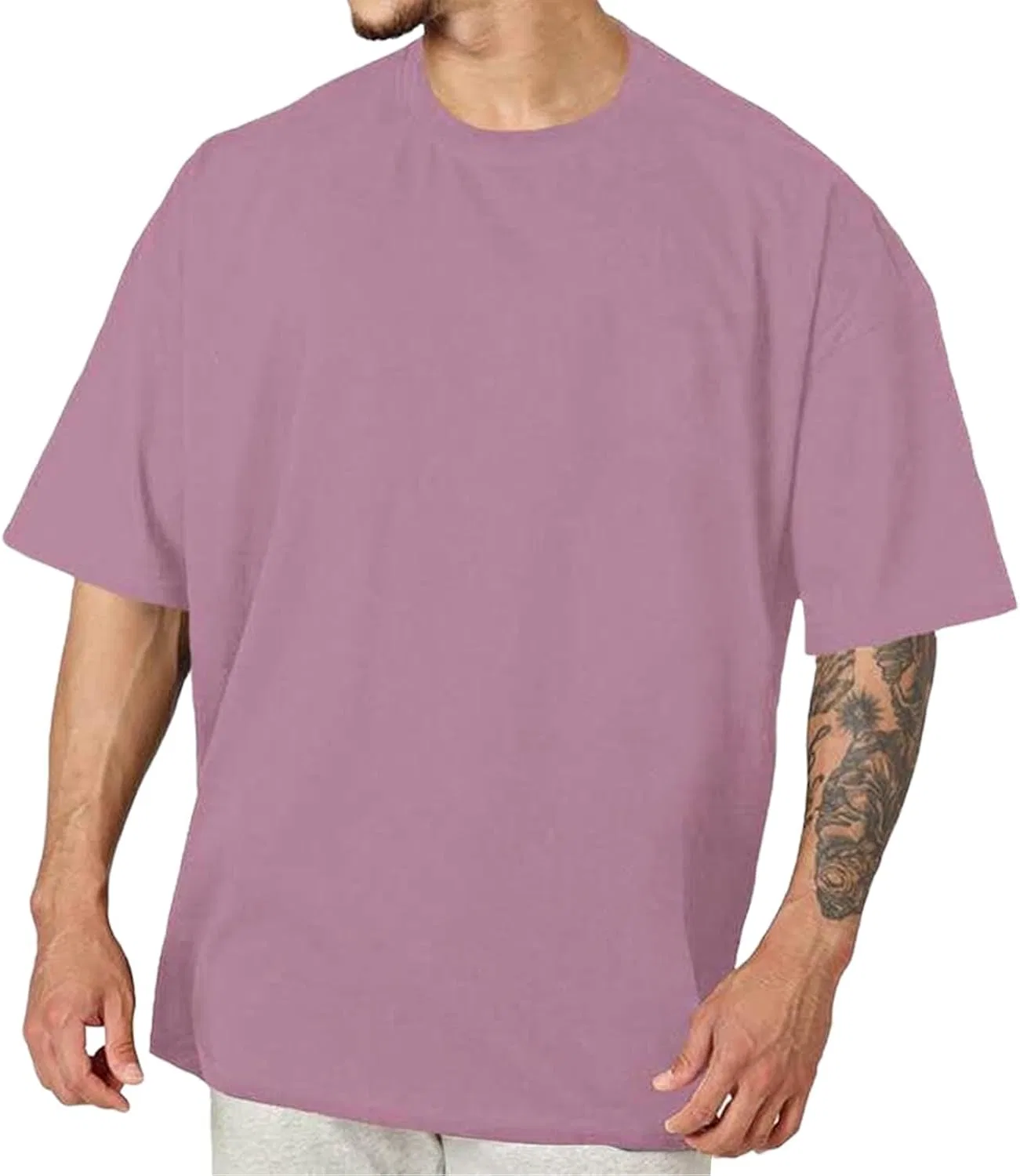 Мужская футболка свободного кроя Cotton T-Shirts, Purple
