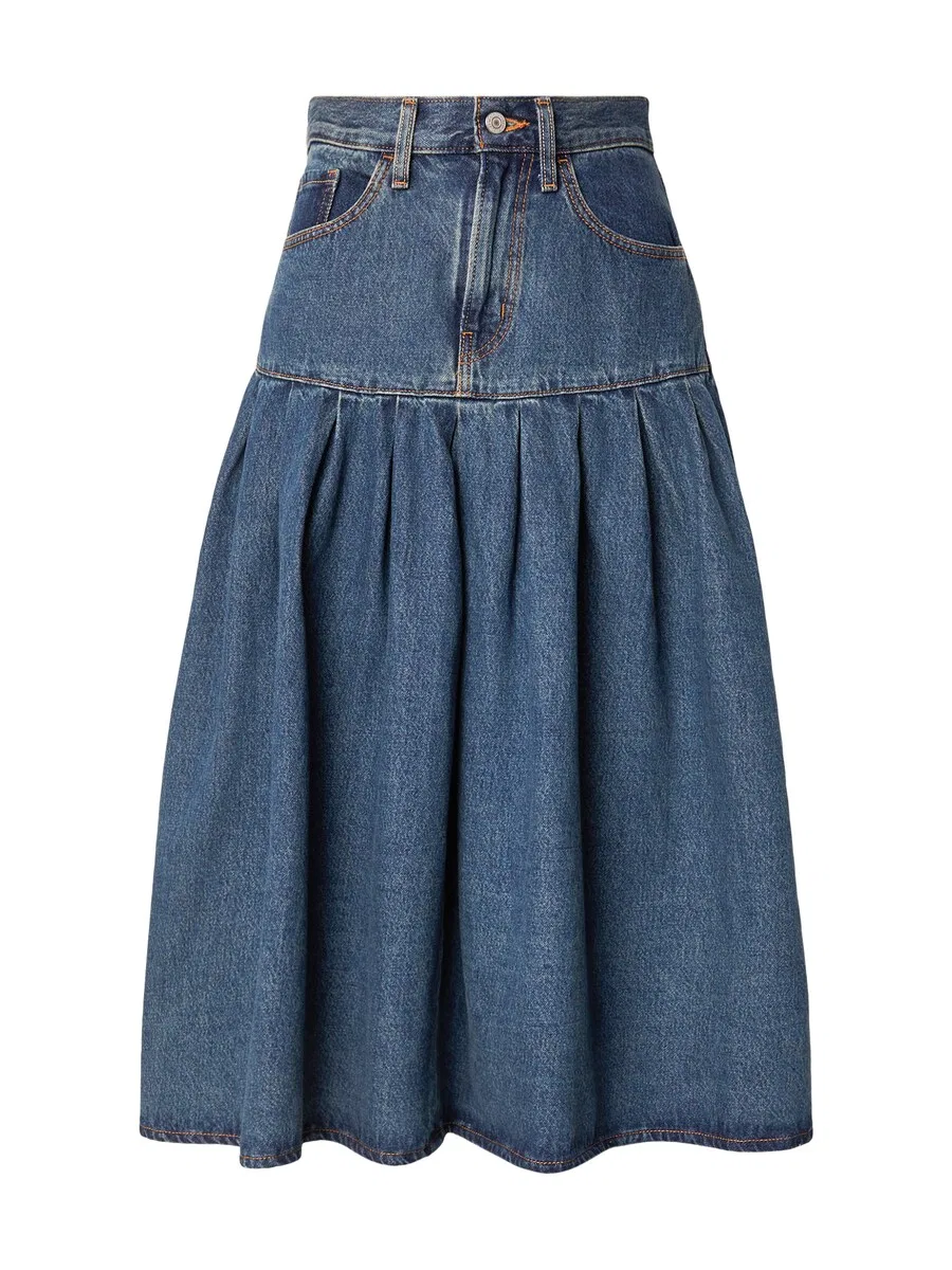 Юбка LEVI'S из синей джинсовой ткани