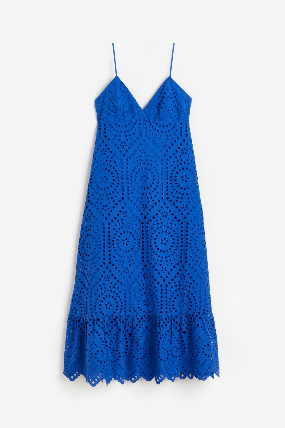 

Платье H&M Eyelet Embroidery, синий