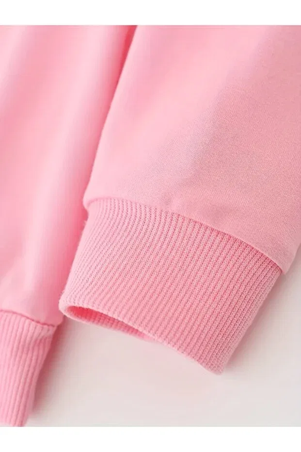 Детские свитшот для девочек с принтом We Are Bears Let'S Wear, Pink — фото 3