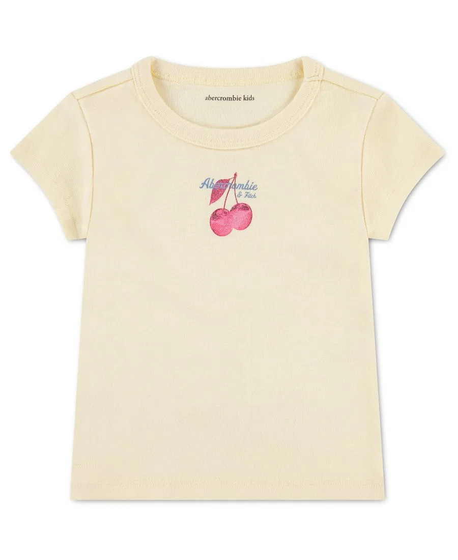 Детская футболка с принтом Two Cherry Short-Sleeve abercrombie kids, Flan