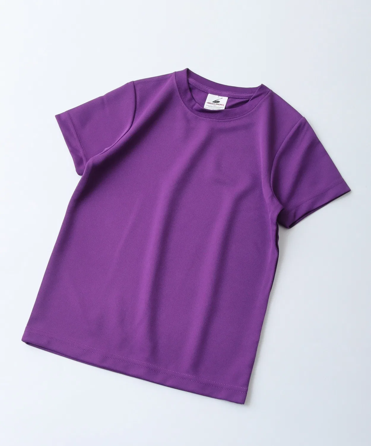 Детская футболка с коротким рукавом, без принта, Fiber Dry T Shirt BEES BEAM, Purple