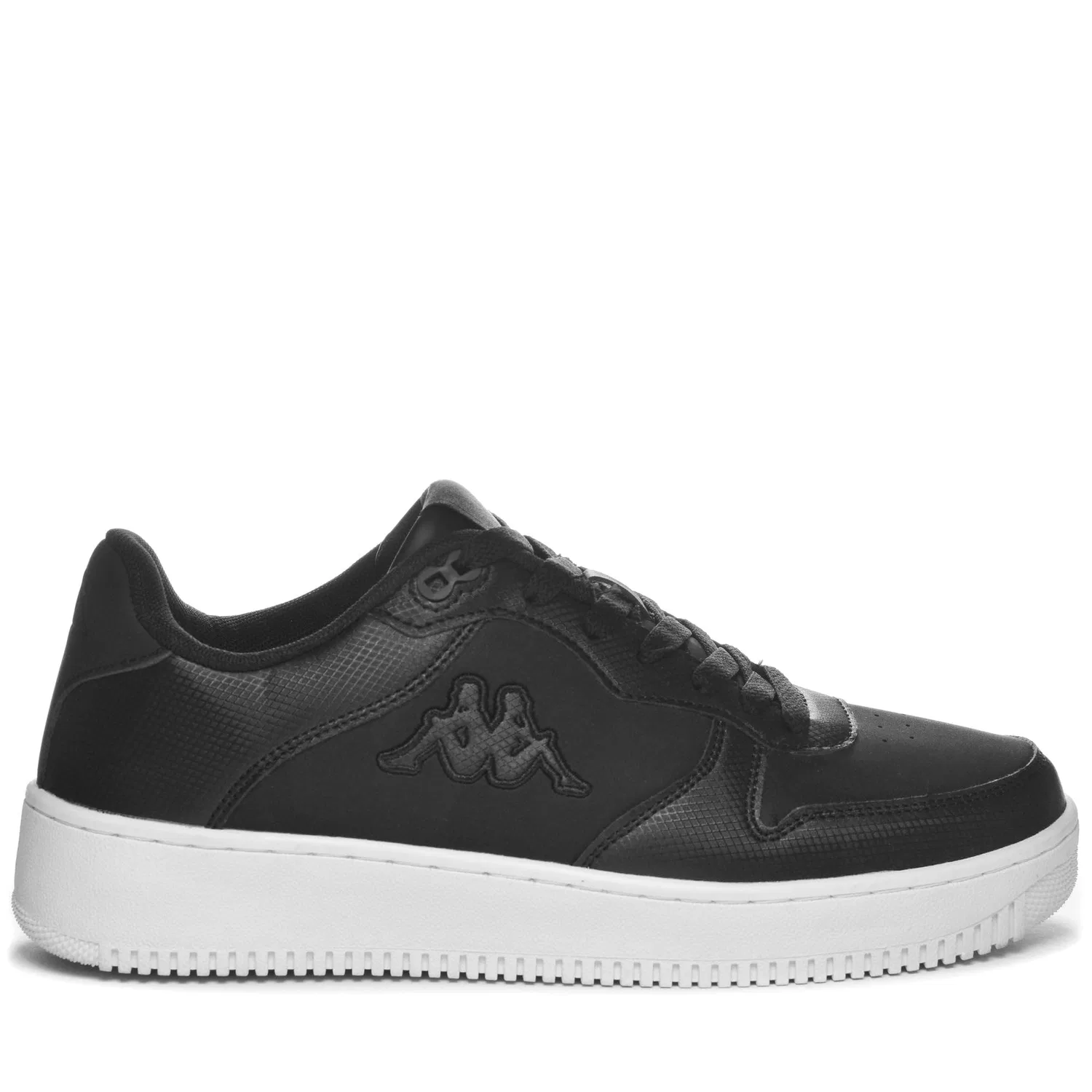 Детские кроссовки с синтетическим верхом Maserta Logo Kappa, Black White — фото 2
