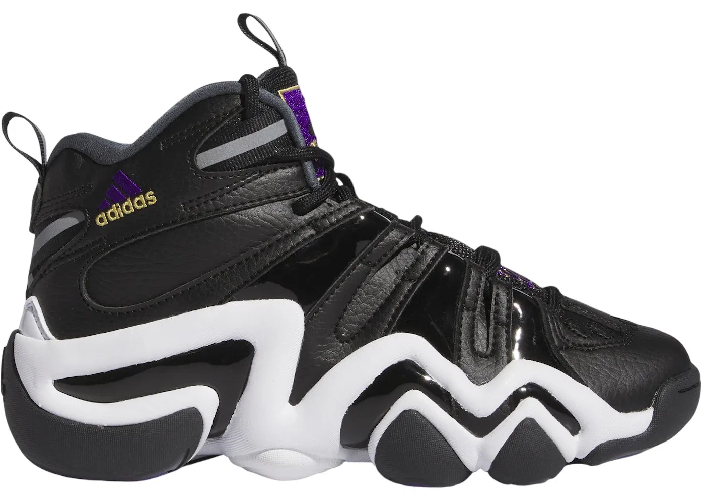 Детские кроссовки Lifestyle Adidas Crazy 8 Adidas, Core Black/Regal Purple/Cloud White