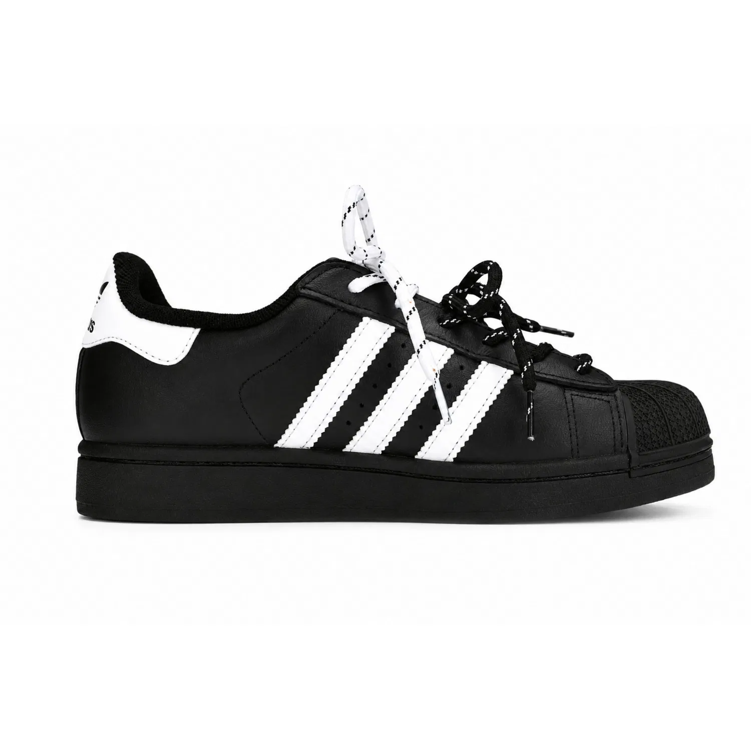 Детские кроссовки для скейтбординга Superstar 2, Adidas Originals, Black White — фото 3
