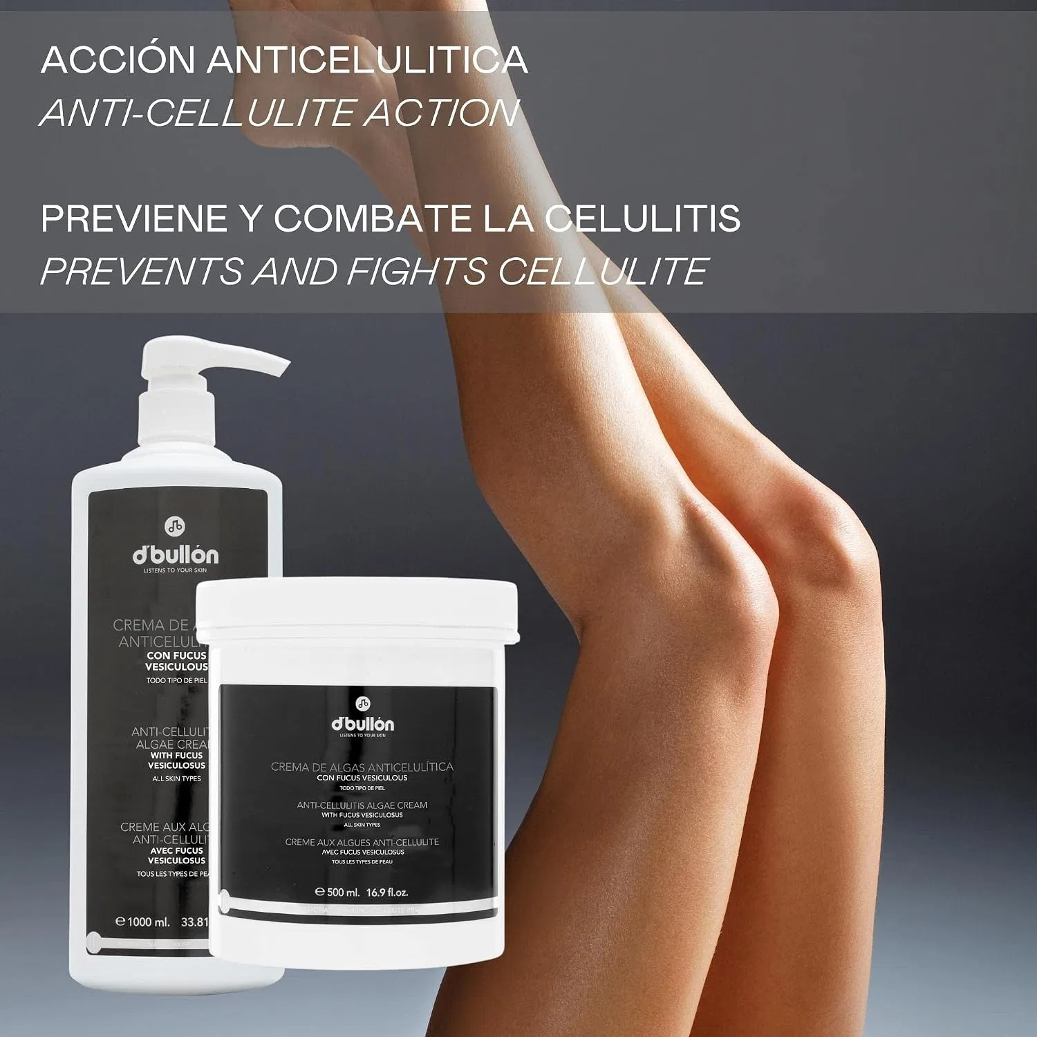 Антицеллюлитный крем D'Bullón Seaweed Cellulite Control, 1000 мл Valquer Laboratorios — фото 3