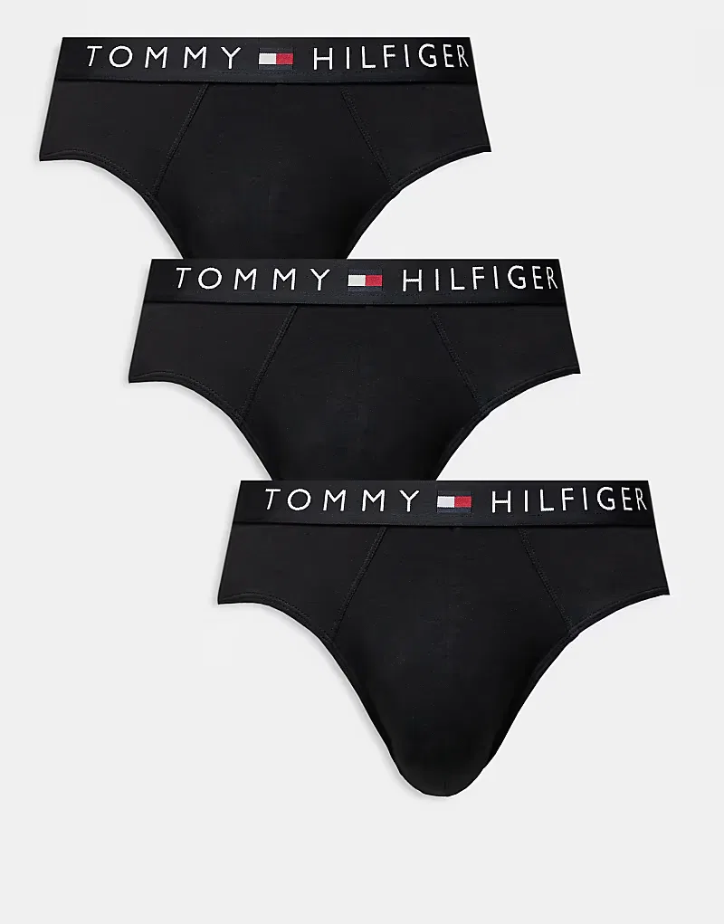 Трусы регулярного кроя Original 3 шт Tommy Hilfiger, черный