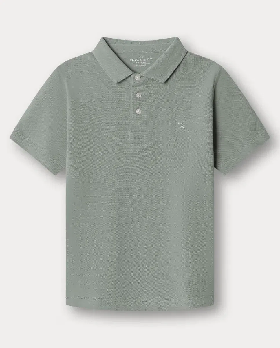 Детское поло для мальчиков из пике Hackett, Verde Claro