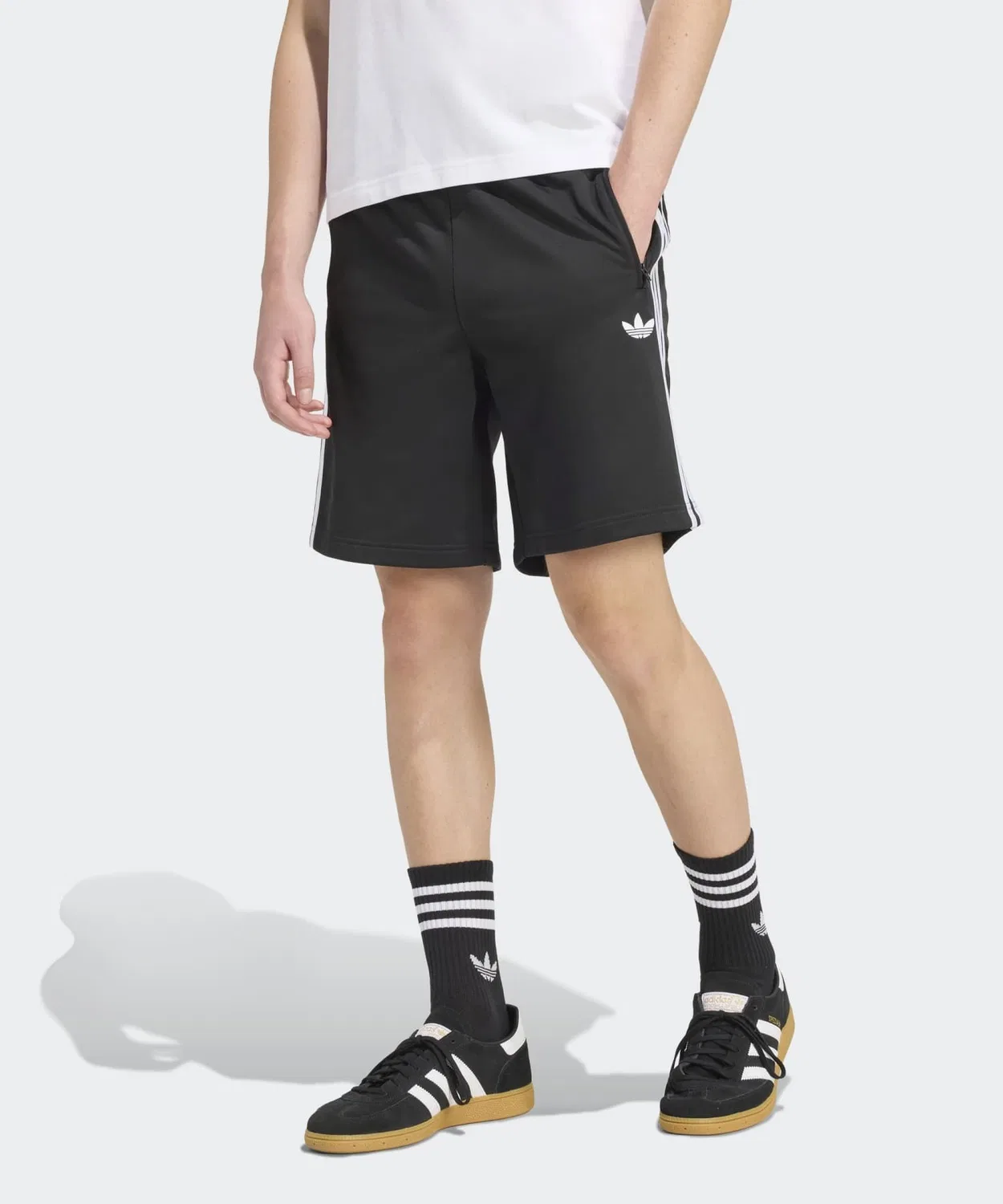 Мужские шорты с регулируемым поясом Firebird Adidas, Black
