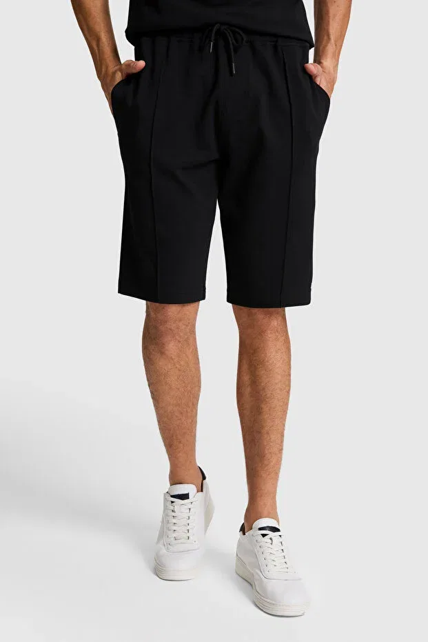 Мужские шорты с поясом U.S. Polo Assn., Black — фото 2