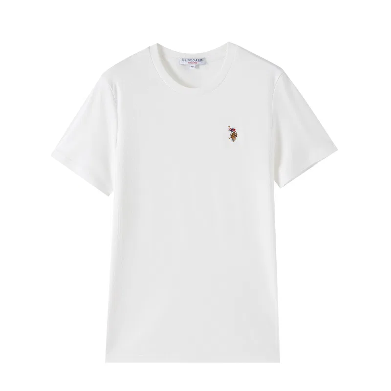 Футболка с круглым вырезом, унисекс, U.S. POLO ASSN., Black — фото 3