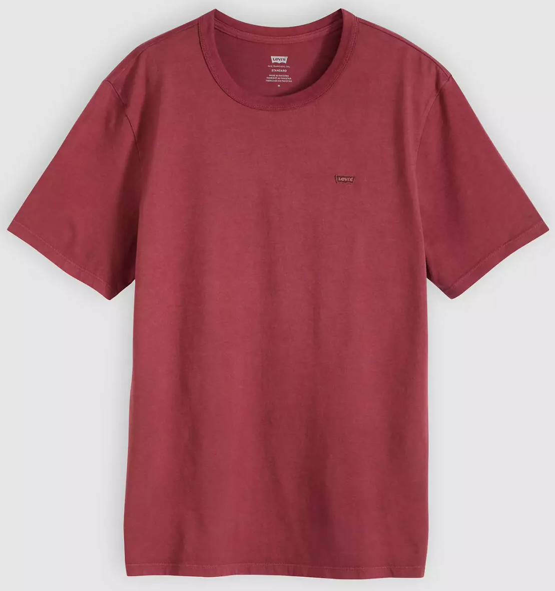 

Футболка Levi's Original Garment Dye, красный