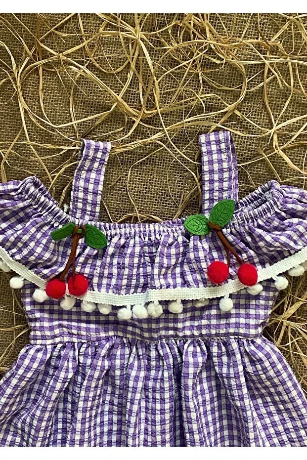 Детское платье для девочек с принтом Fk Hera Store, Lilac — фото 3