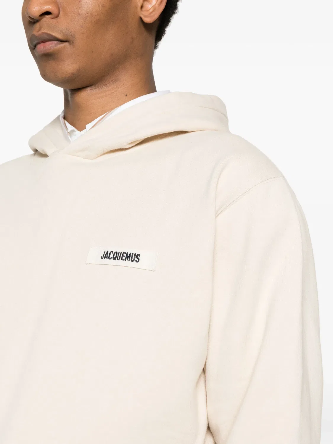Толстовка Le Hoodie Gros Grain Jacquemus, светло-бежевый — фото 3