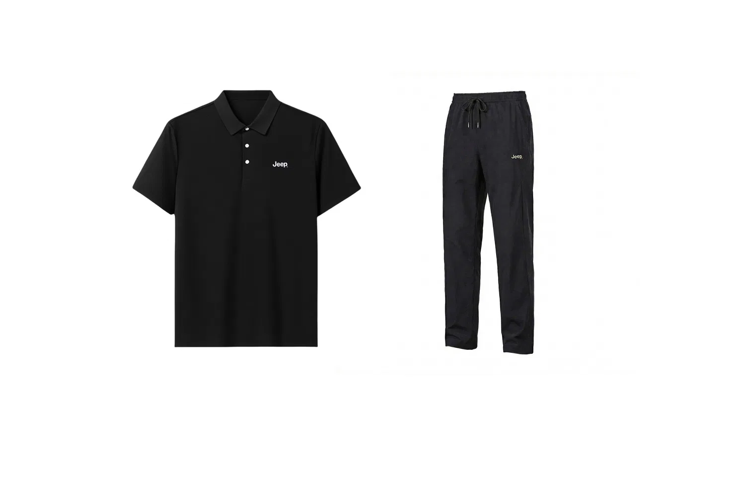 Детский комплект спортивной одежды с принтом Jeep City Casual Collection, черный
