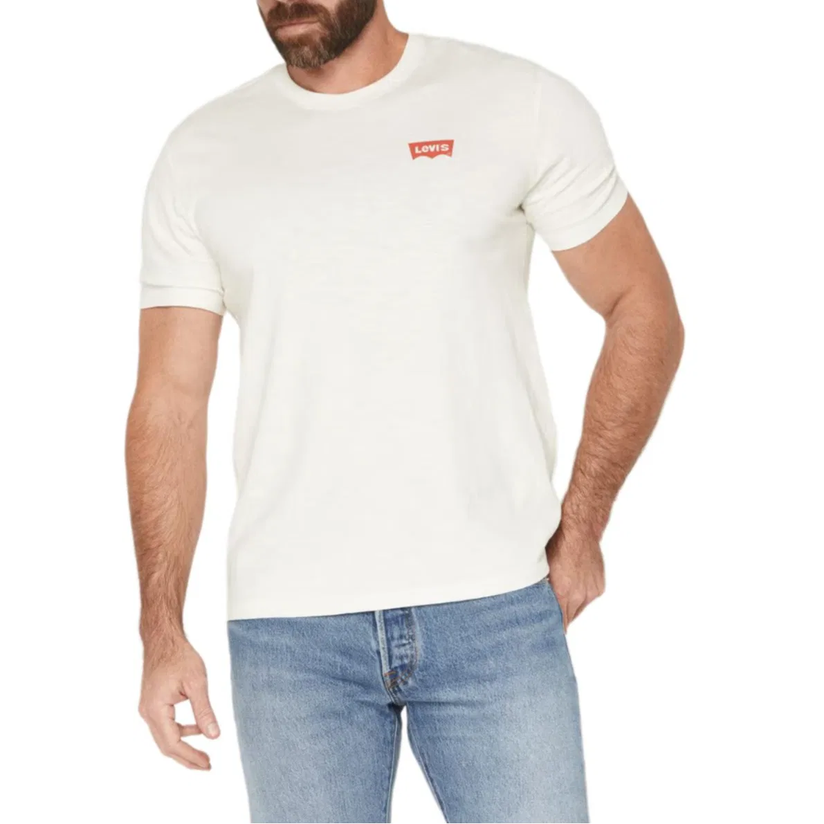 Футболка с круглым вырезом, Levis, White