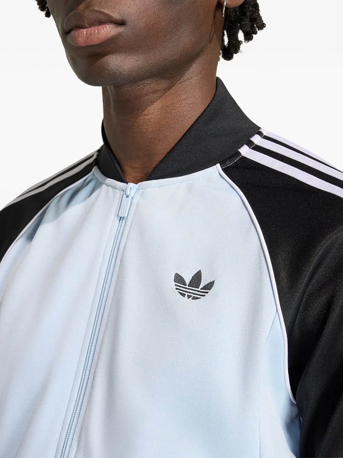 Спортивный топ Sst с полосками Adidas, синий — фото 4